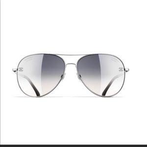 Authentic Chanel Pilot Aviator Sunglasses